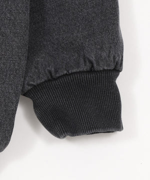 デニムキルトファーフードブルゾン