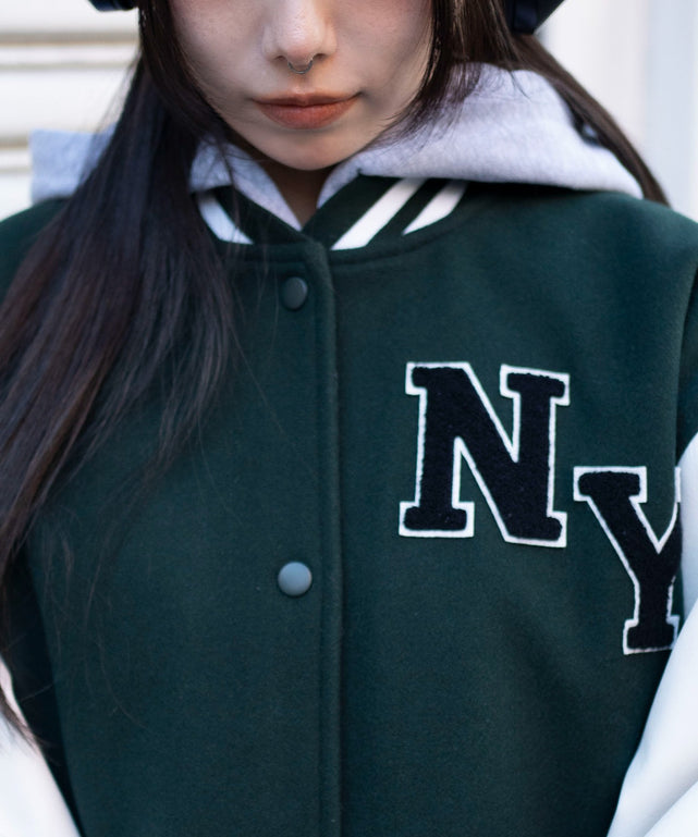 2WAYフード付きビッグスタジャン