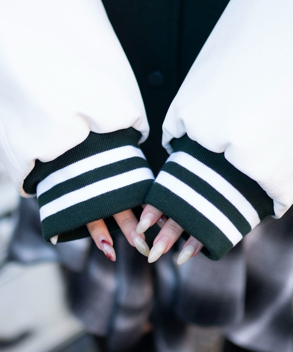 2WAYフード付きビッグスタジャン