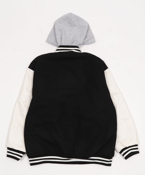 2WAYフード付きビッグスタジャン