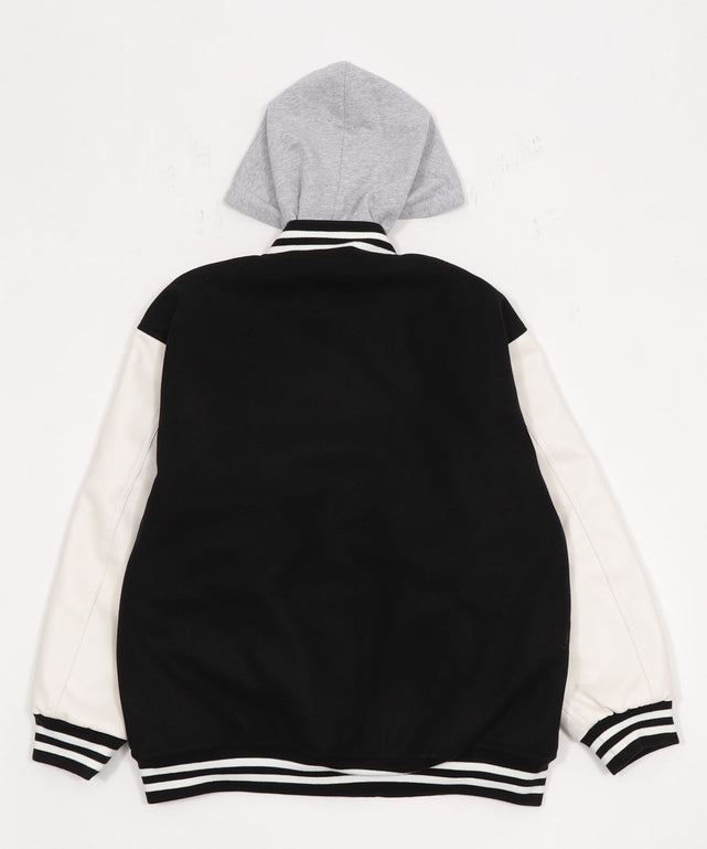 2WAYフード付きビッグスタジャン