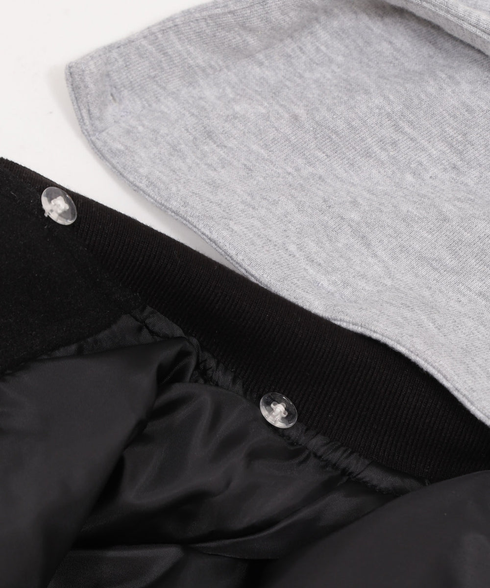 2WAYフード付きビッグスタジャン