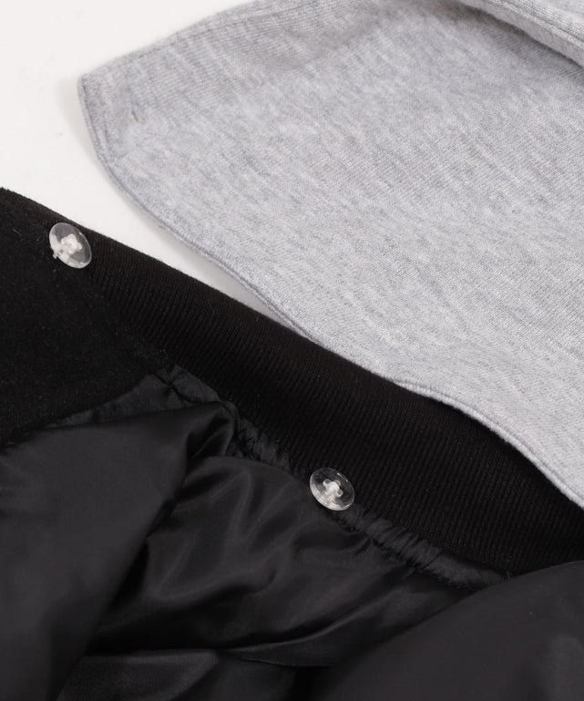 2WAYフード付きビッグスタジャン