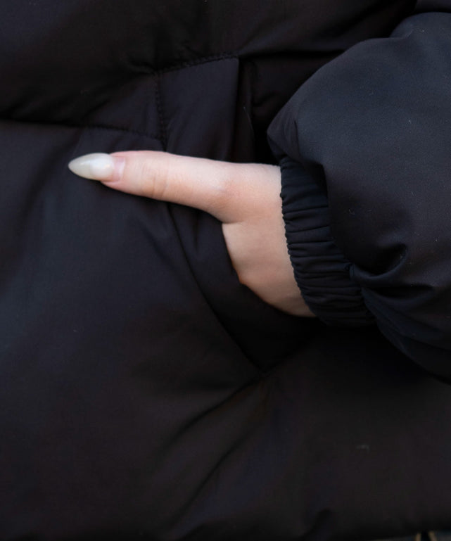 3WAYファーフードパファーブルゾン