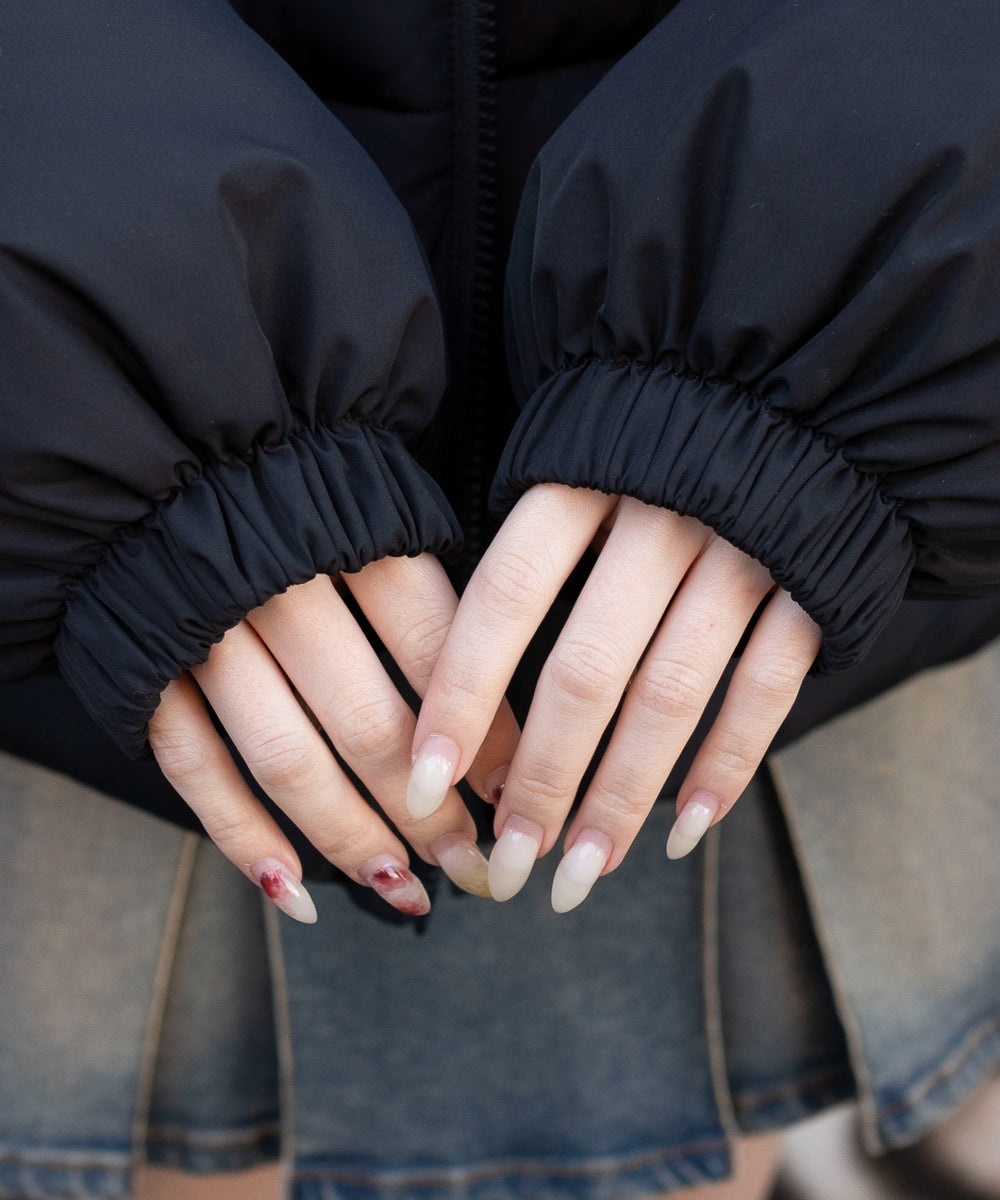 3WAYファーフードパファーブルゾン