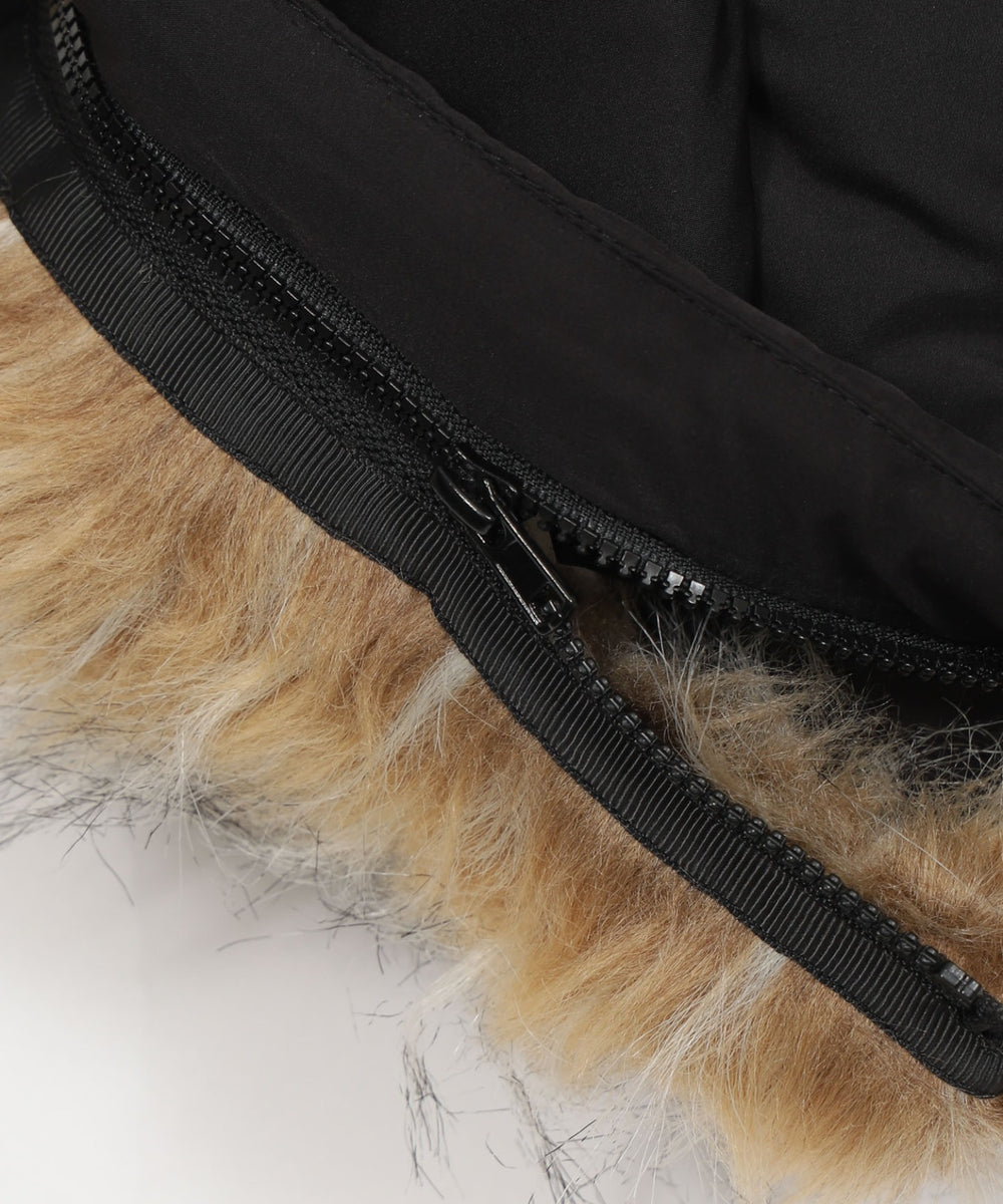 3WAYファーフードパファーブルゾン