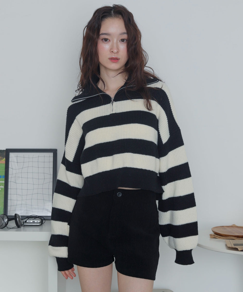 ホワイトボーダー　デル：163cm F着用