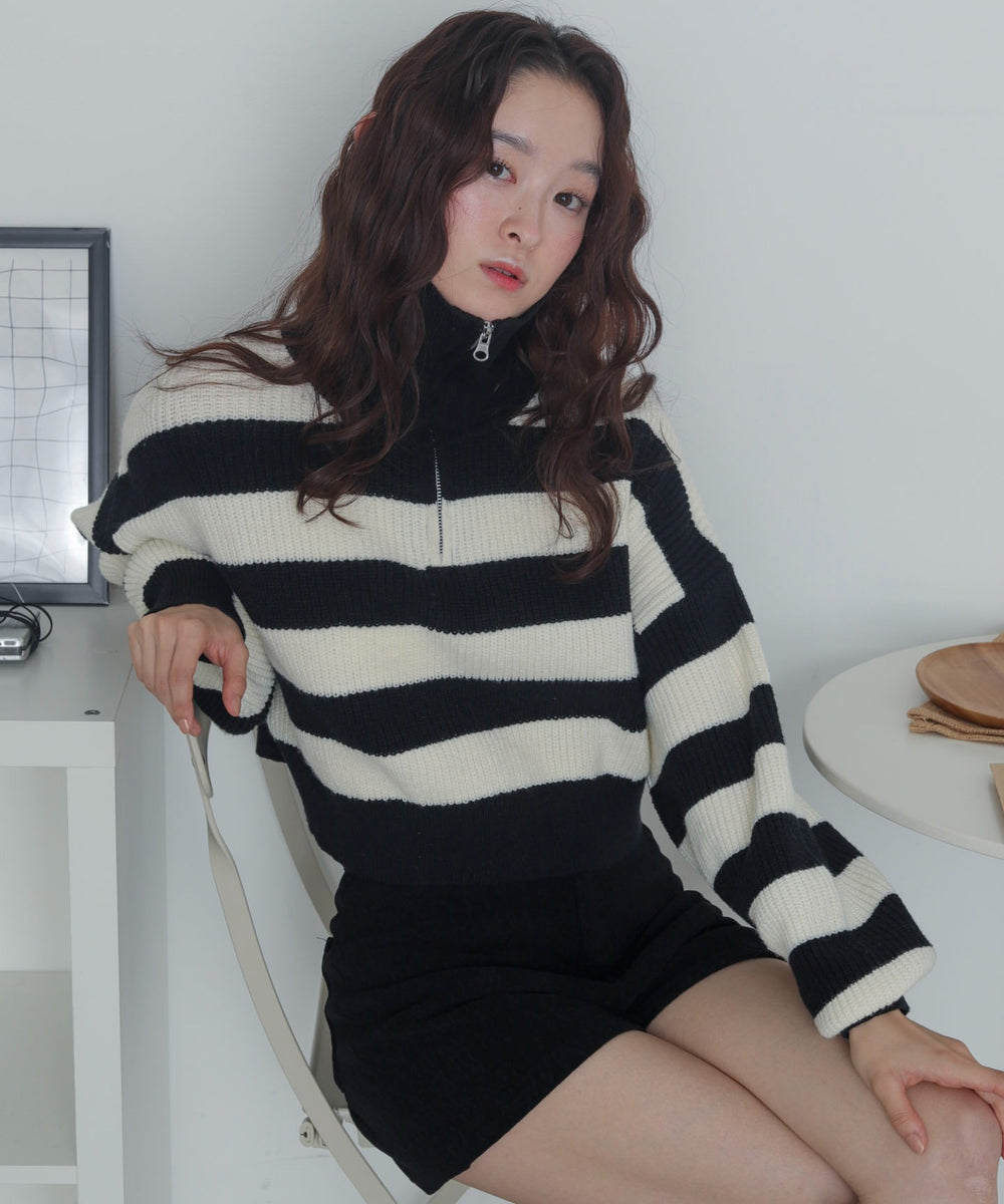 ホワイトボーダー　デル：163cm F着用