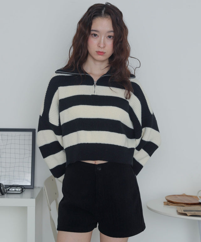 ホワイトボーダー　デル：163cm F着用