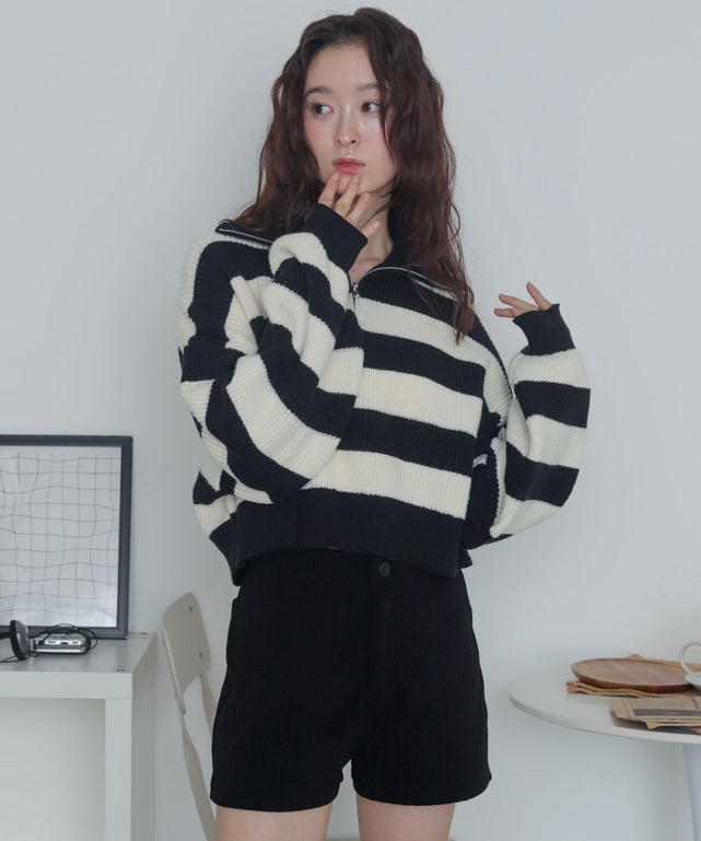 ホワイトボーダー　デル：163cm F着用