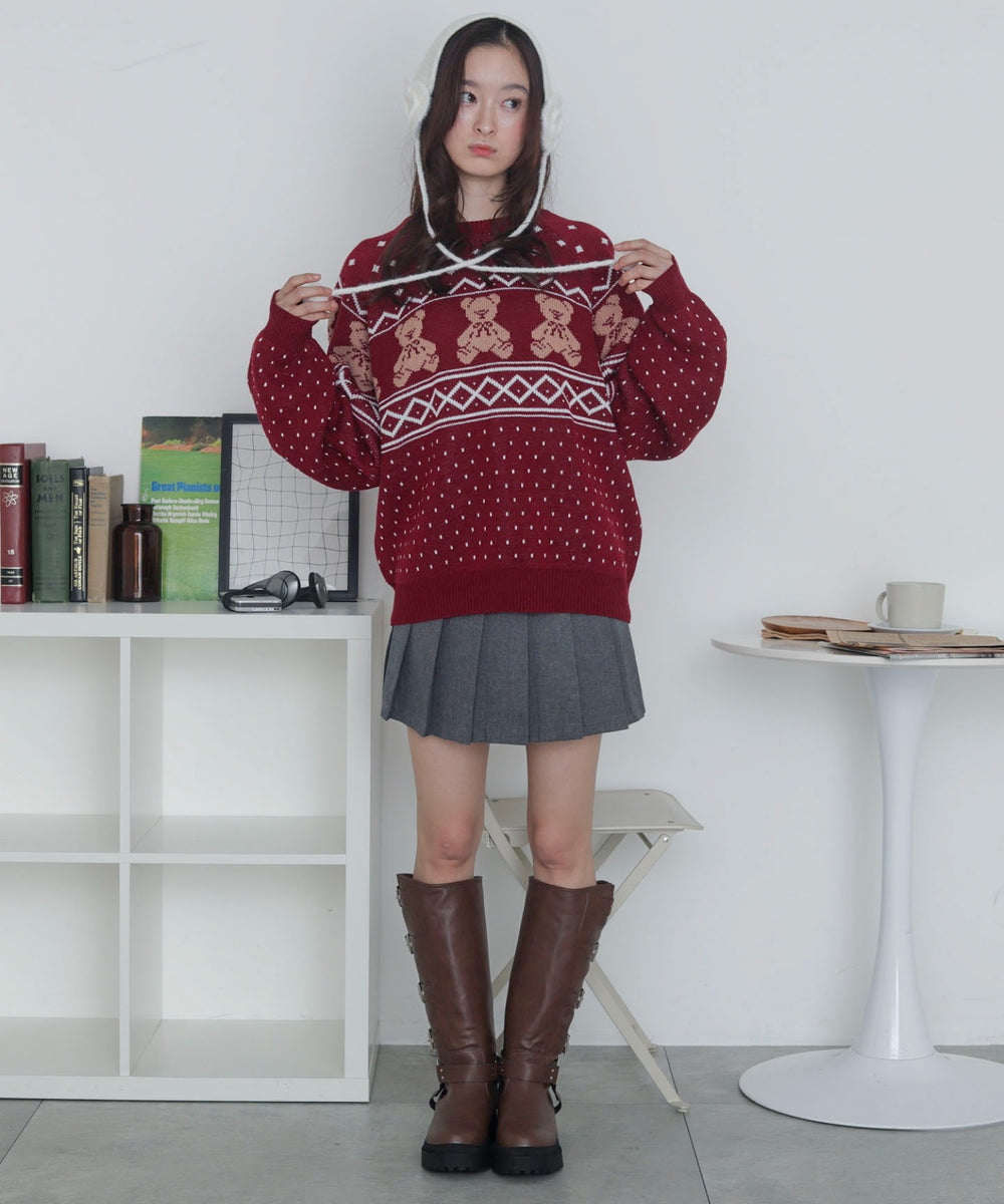 ワイン　モデル：163cm F着用