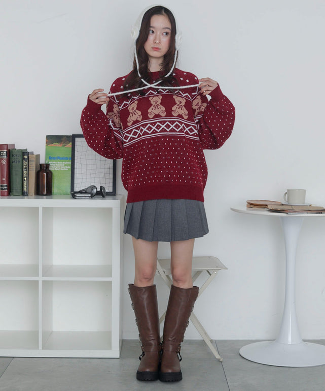 ワイン　モデル：163cm F着用