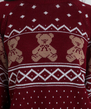 ノルディックベアニットプルオーバー