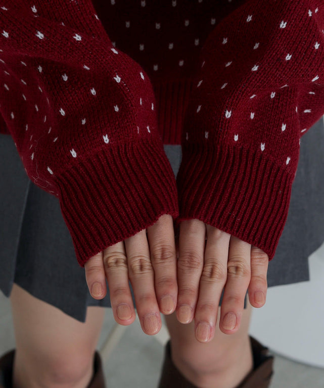 ノルディックベアニットプルオーバー