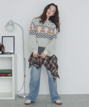 ホワイト　モデル：163cm F着用