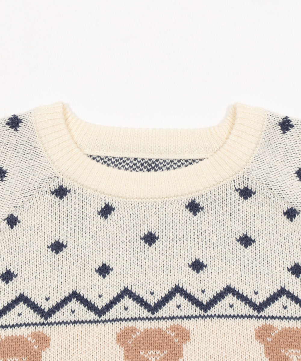 ノルディックベアニットプルオーバー