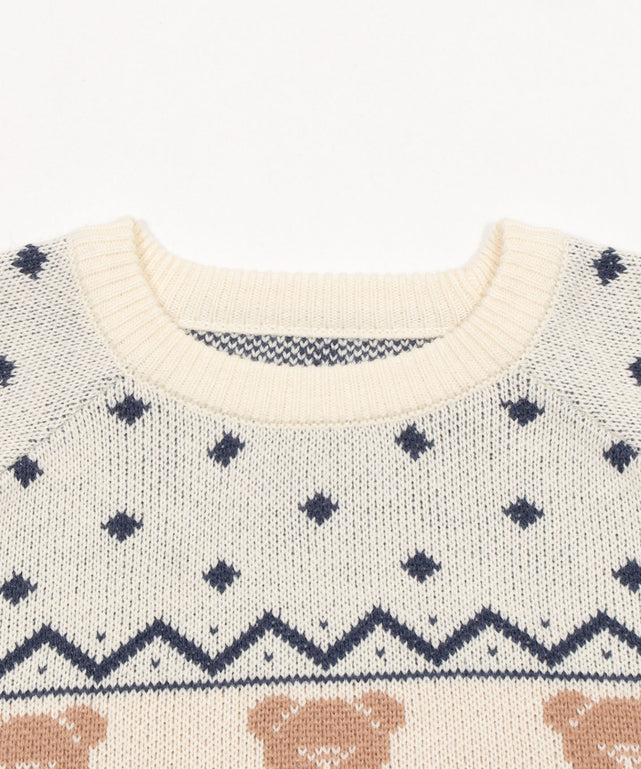 ノルディックベアニットプルオーバー