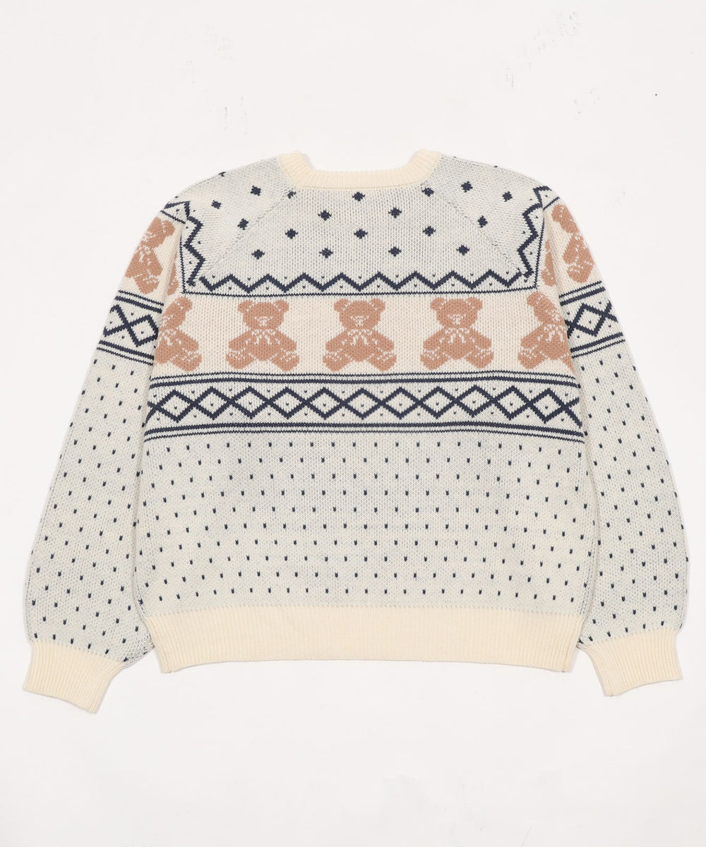 ノルディックベアニットプルオーバー