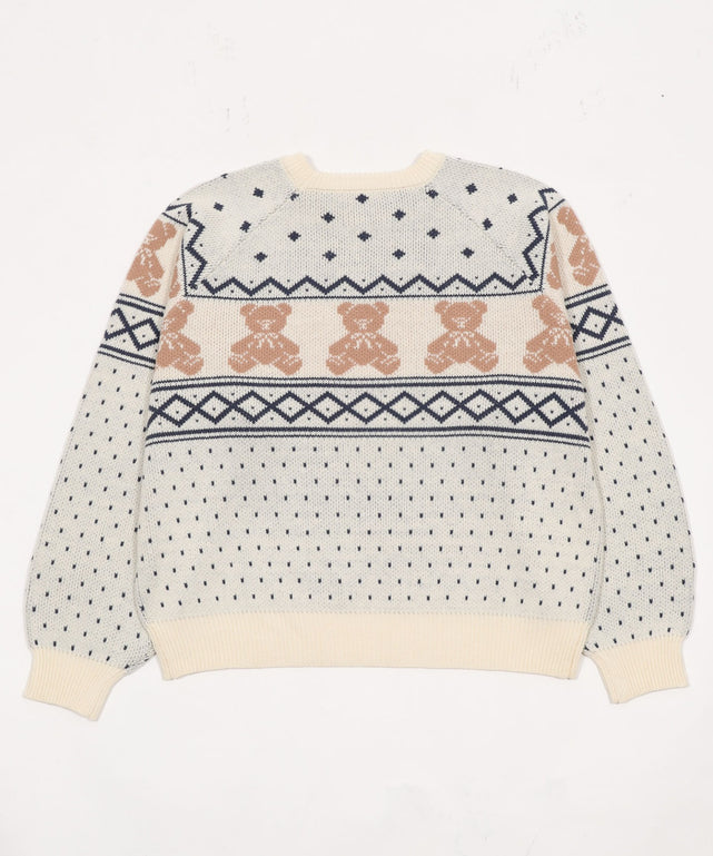 ノルディックベアニットプルオーバー