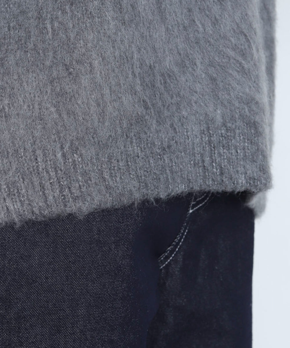 モヘアタッチBROOKLYNロゴニット