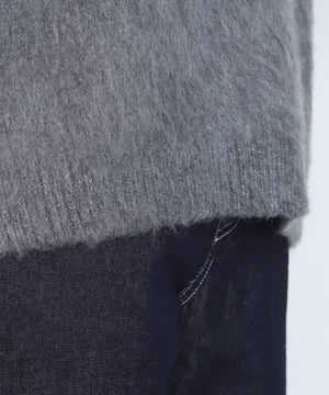 モヘアタッチBROOKLYNロゴニット