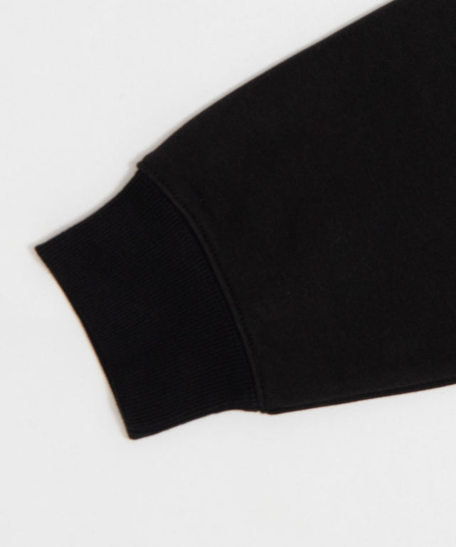 アクセ付き裏シャギーグラフィックプルオーバー