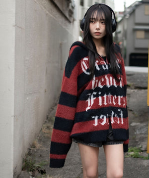 レッドボーダー　モデル：159cm L着用