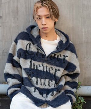 グレーボーダー モデル：175cm L着用