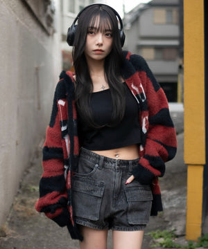 レッドボーダー　モデル：159cm L着用