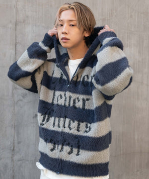 グレーボーダー モデル：175cm L着用