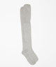 クシュクシュ切替透かし柄ニーハイソックス(23-25cm)