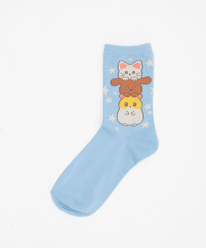 3連アニマルソックス(23-25cm)