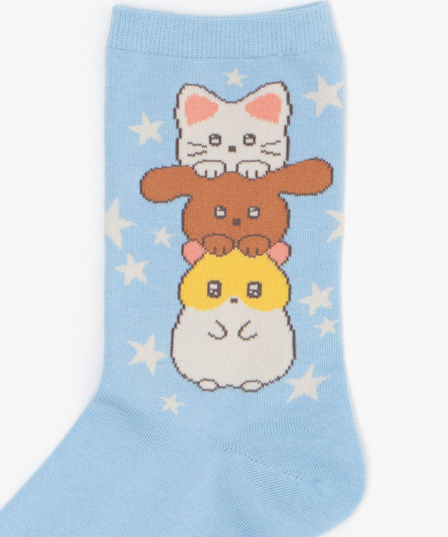 3連アニマルソックス(23-25cm)