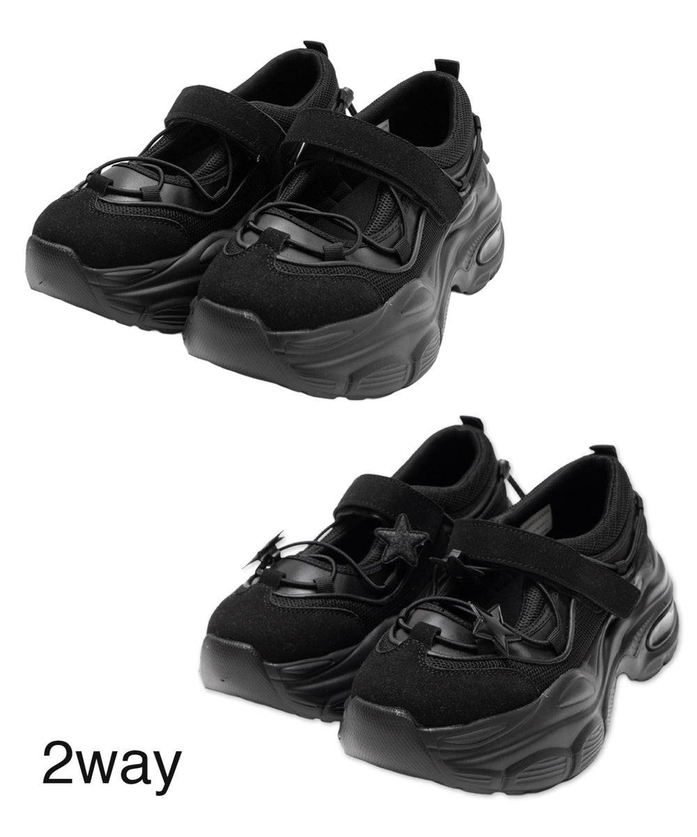 ボリュームストラップシューズ