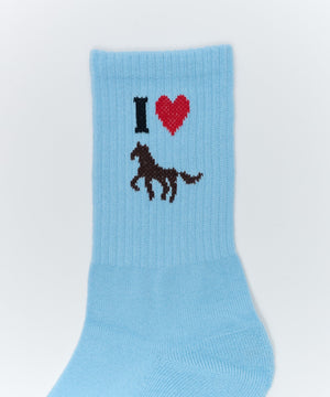 ILOVEモチーフソックス(23-25cm)