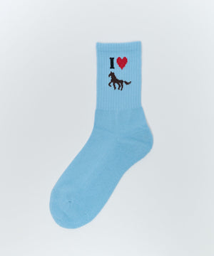 ILOVEモチーフソックス(23-25cm)