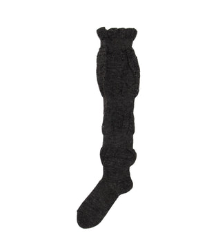 シャーリング透かし編みソックス(23-25cm)