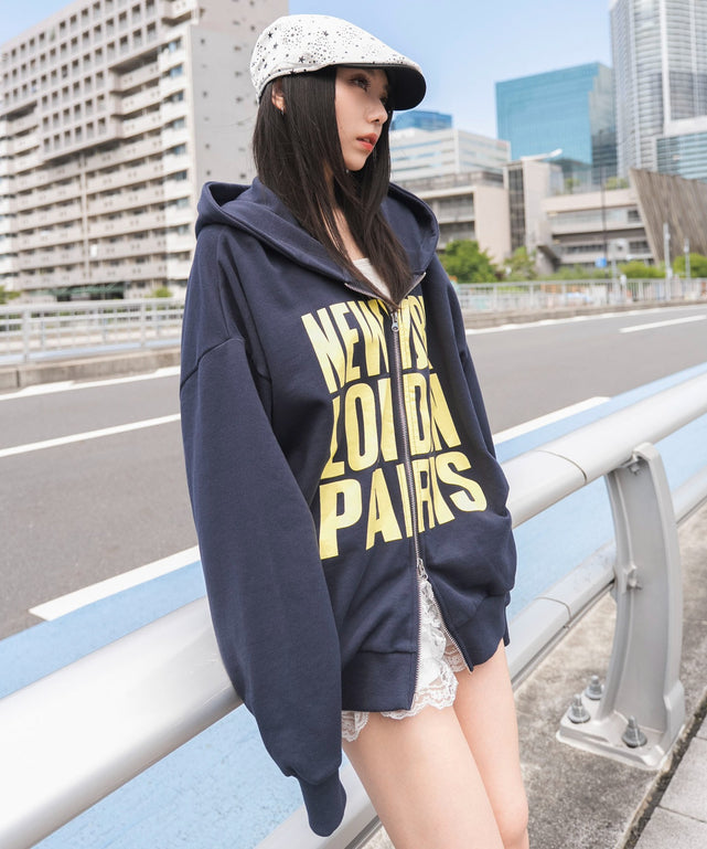 ネイビー　モデル：159cm F着用