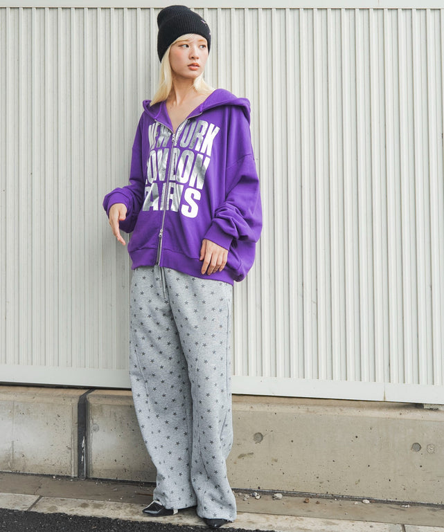 パープル　モデル：166cm F着用