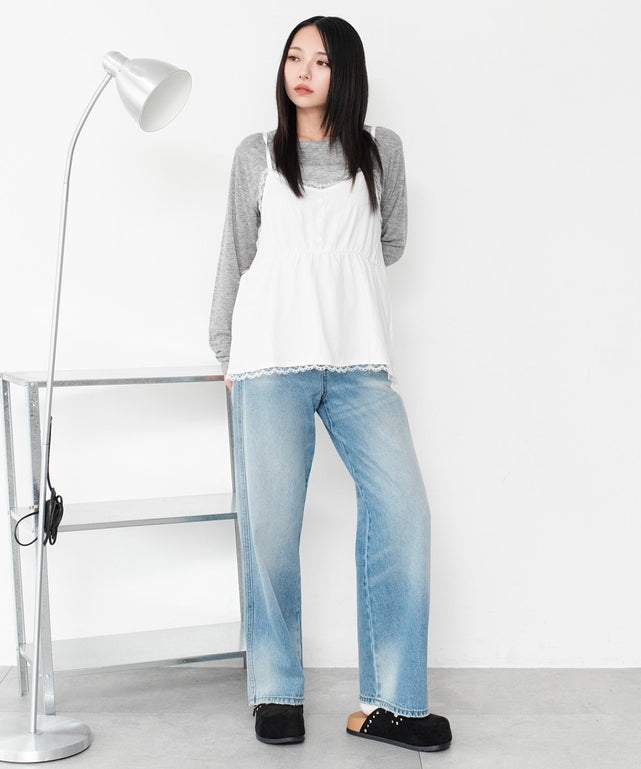ホワイト　モデル：159cm F着用