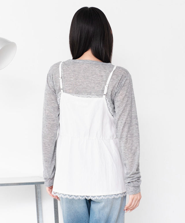 ホワイト　モデル：159cm F着用