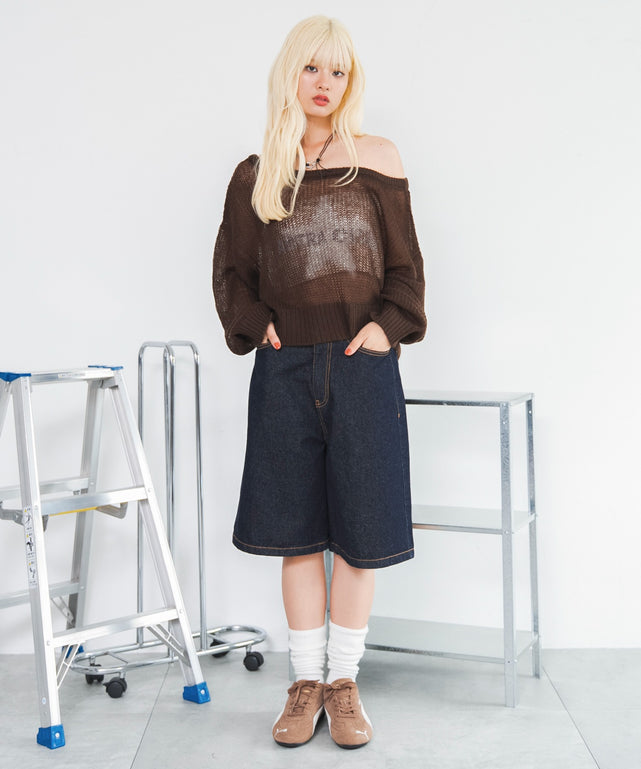 ブラウン モデル：166cm F着用