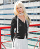 柄２　モデル：166cm F着用