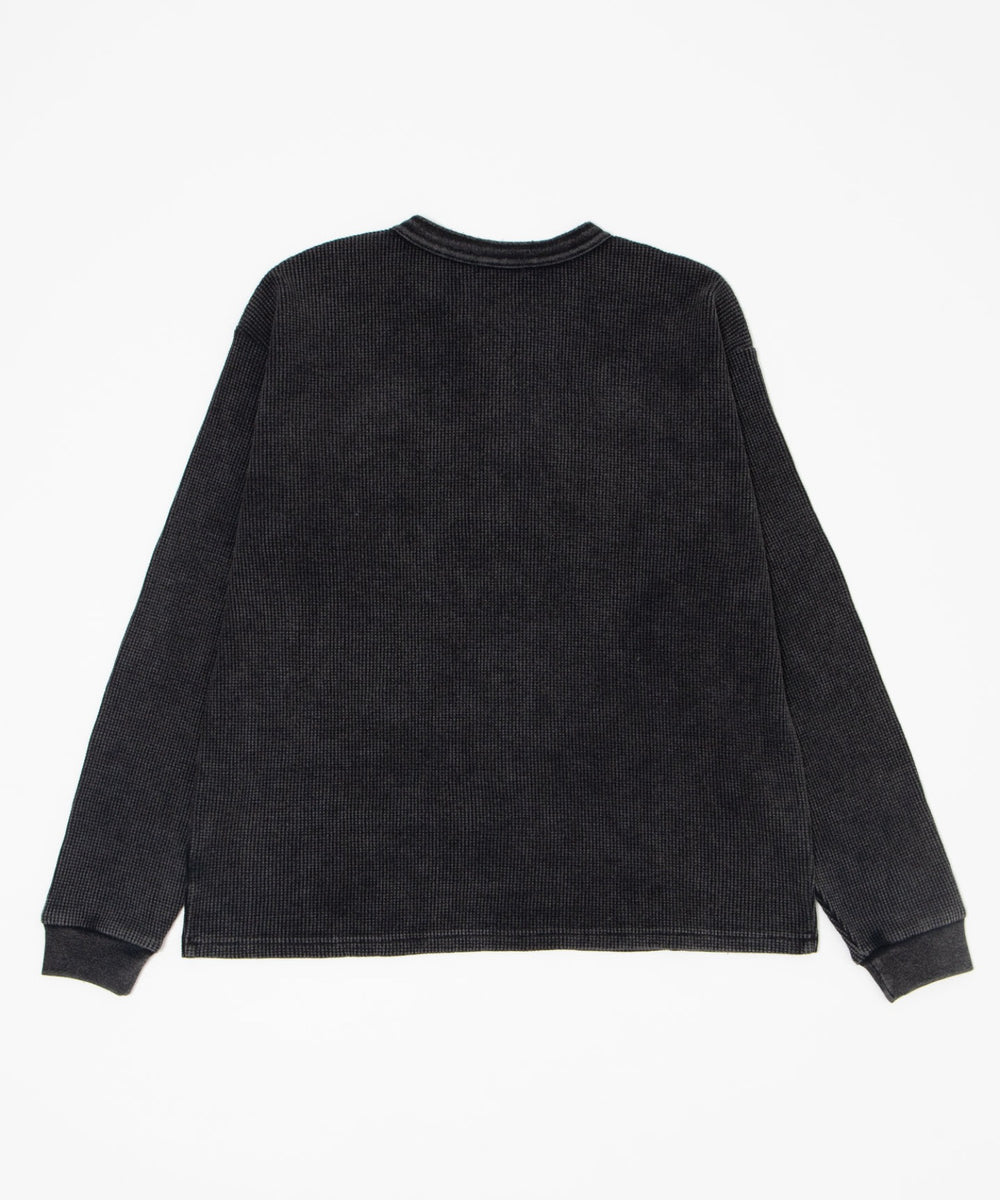 ワッフルヘンリーネックT(LS)