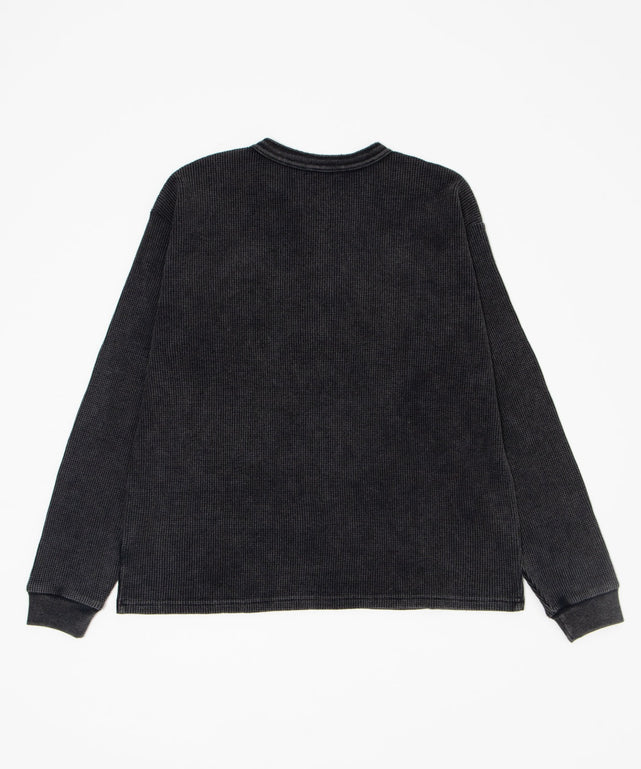 ワッフルヘンリーネックT(LS)
