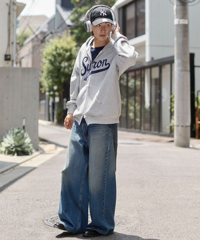杢グレー　モデル：175cm L着用　