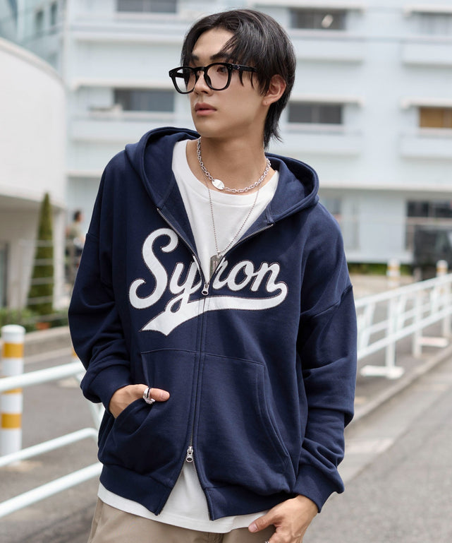 ネイビー　モデル：175cm L着用　
