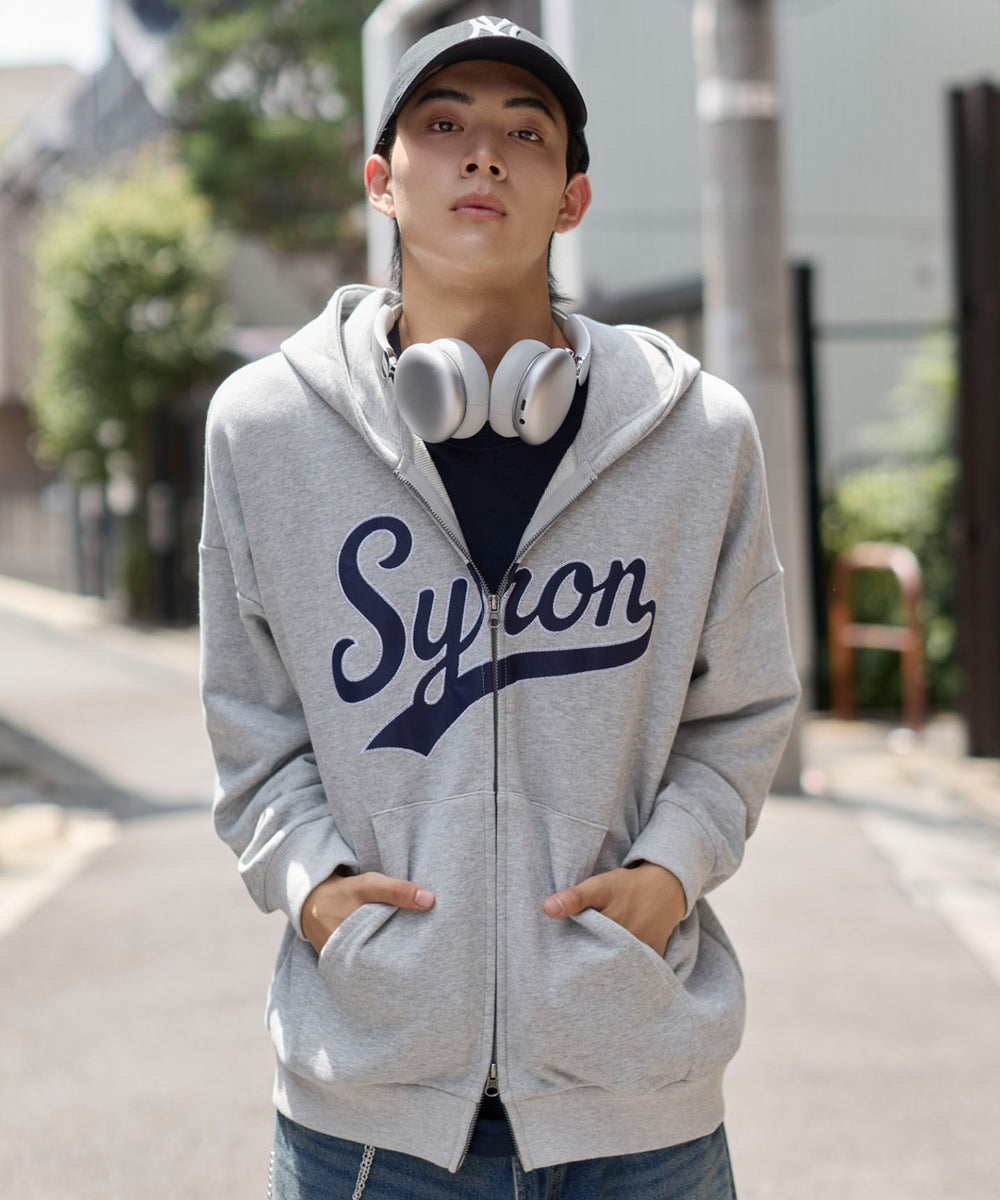 杢グレー　モデル：175cm L着用　