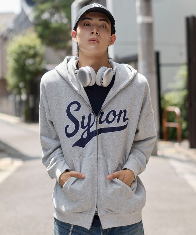 杢グレー　モデル：175cm L着用　