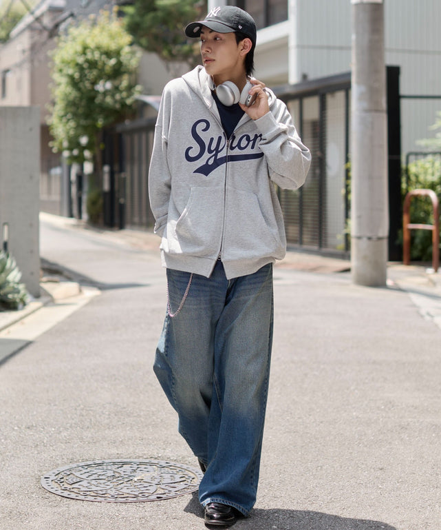 杢グレー　モデル：175cm L着用　